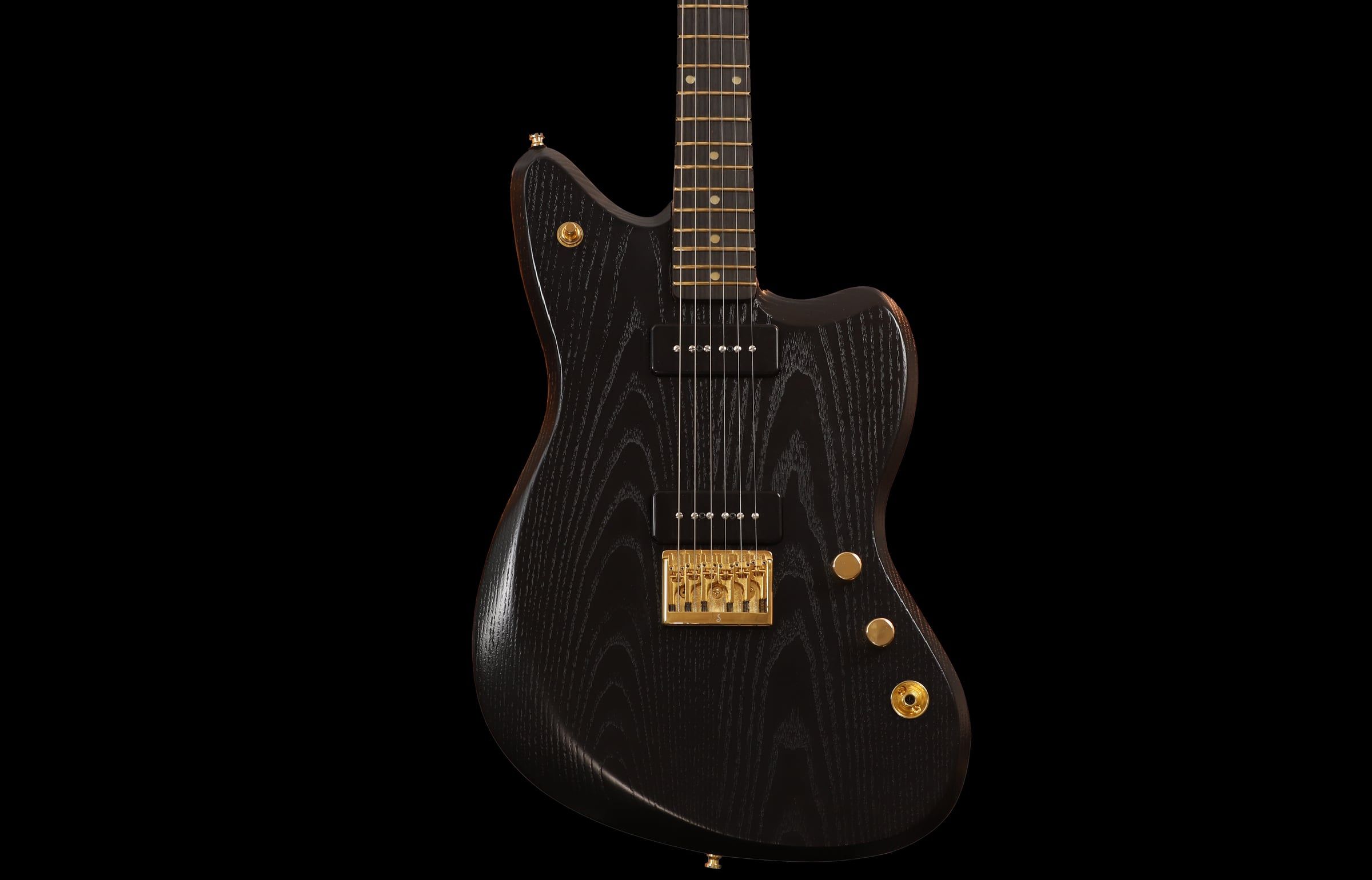 Racketeer - Black Beauty with Gold Hardware