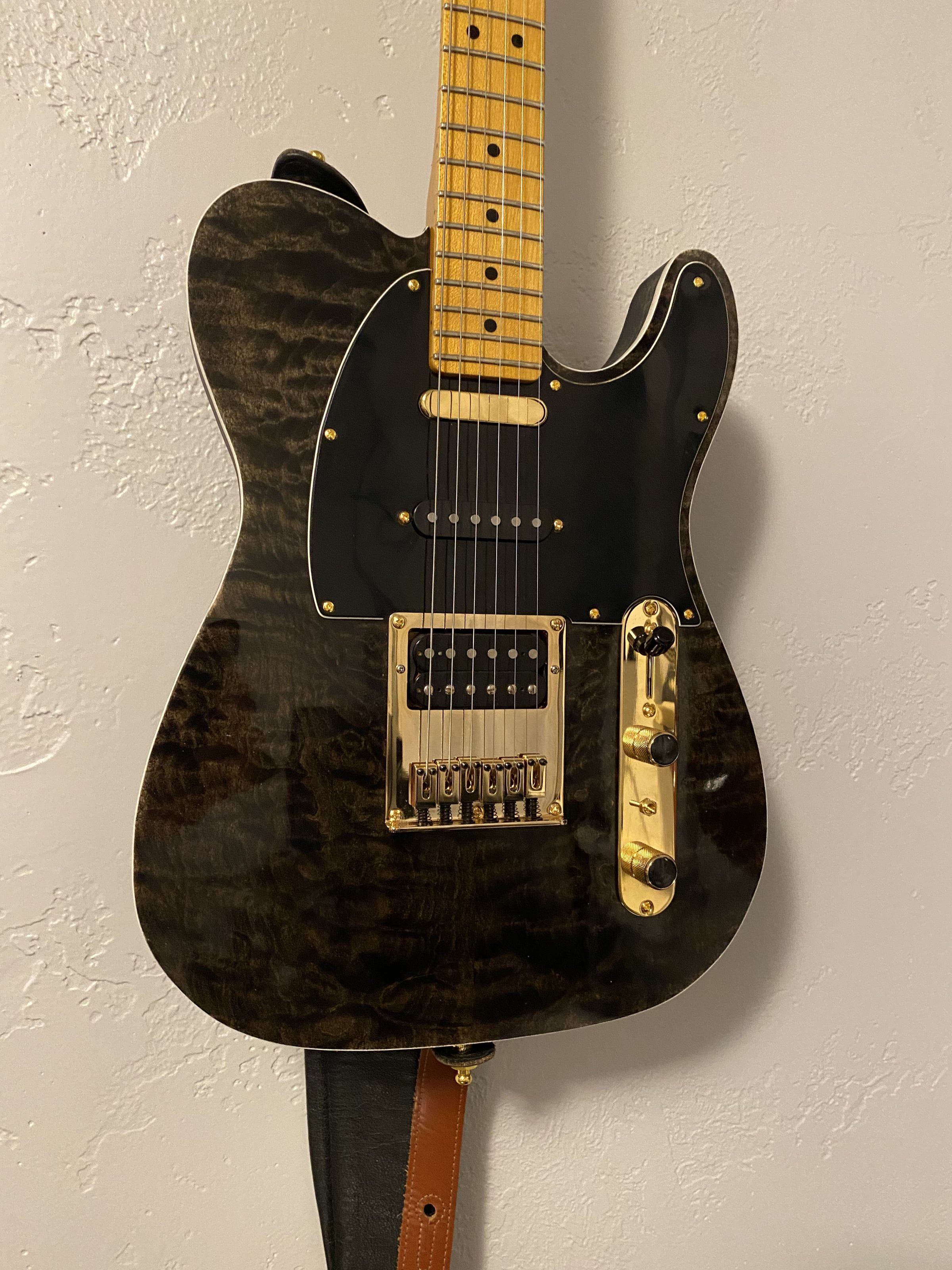 Past build: Black Gold Tele Body